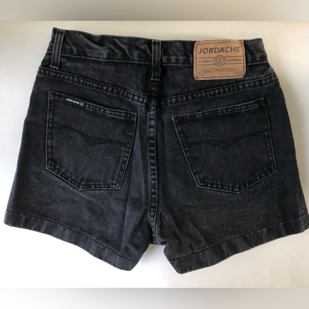 90's Jordache Women’s Jean Shorts Black Size 5/6